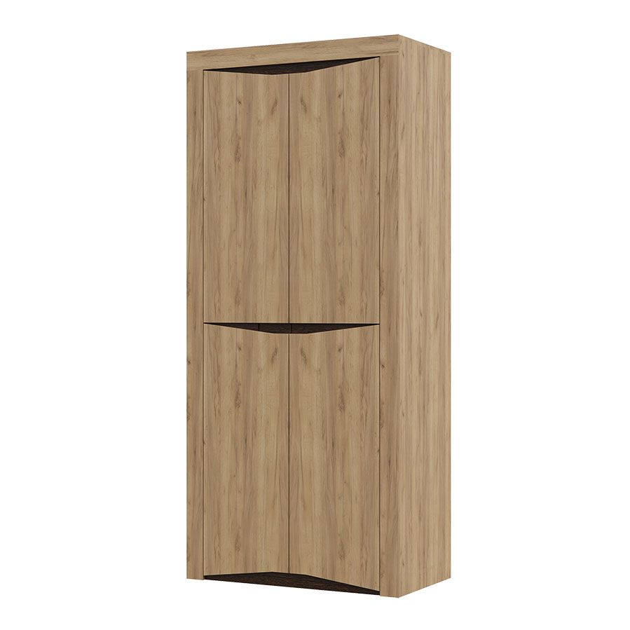 Спальня "Паола" ШК 701 (972х2200х532) дуб крафт золото