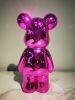Статуэтка Lucky Bear (Bearbrick) IST-018 | 28 см | фуксия глянцевый - 3