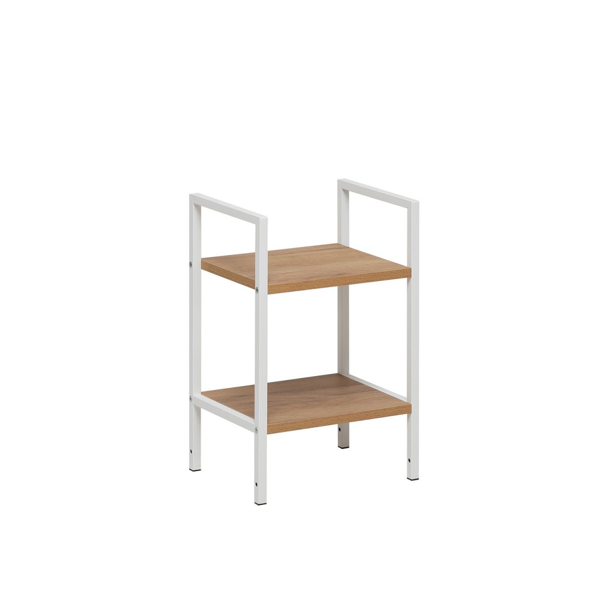 Стеллаж Leset Стилвуд 12 узкий, 2 полки, Белый Дуб крафт золотой