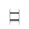 Стеллаж Leset Стилвуд 12 узкий, 2 полки, Чёрный Чёрный - 3