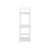 Стеллаж Leset Стилвуд 13 узкий, 3 полки, Белый Белый - 6