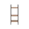 Стеллаж Leset Стилвуд 13 узкий, 3 полки, Чёрный Орех лион светлый - 3