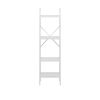 Стеллаж Leset Стилвуд 14 узкий, 4 полки, Белый Белый - 2