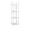 Стеллаж Leset Стилвуд 14 узкий, 4 полки, Белый Белый - 3