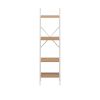 Стеллаж Leset Стилвуд 14 узкий, 4 полки, Белый Дуб крафт золотой - 2