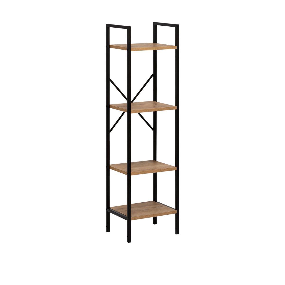 Стеллаж Leset Стилвуд 14 узкий, 4 полки