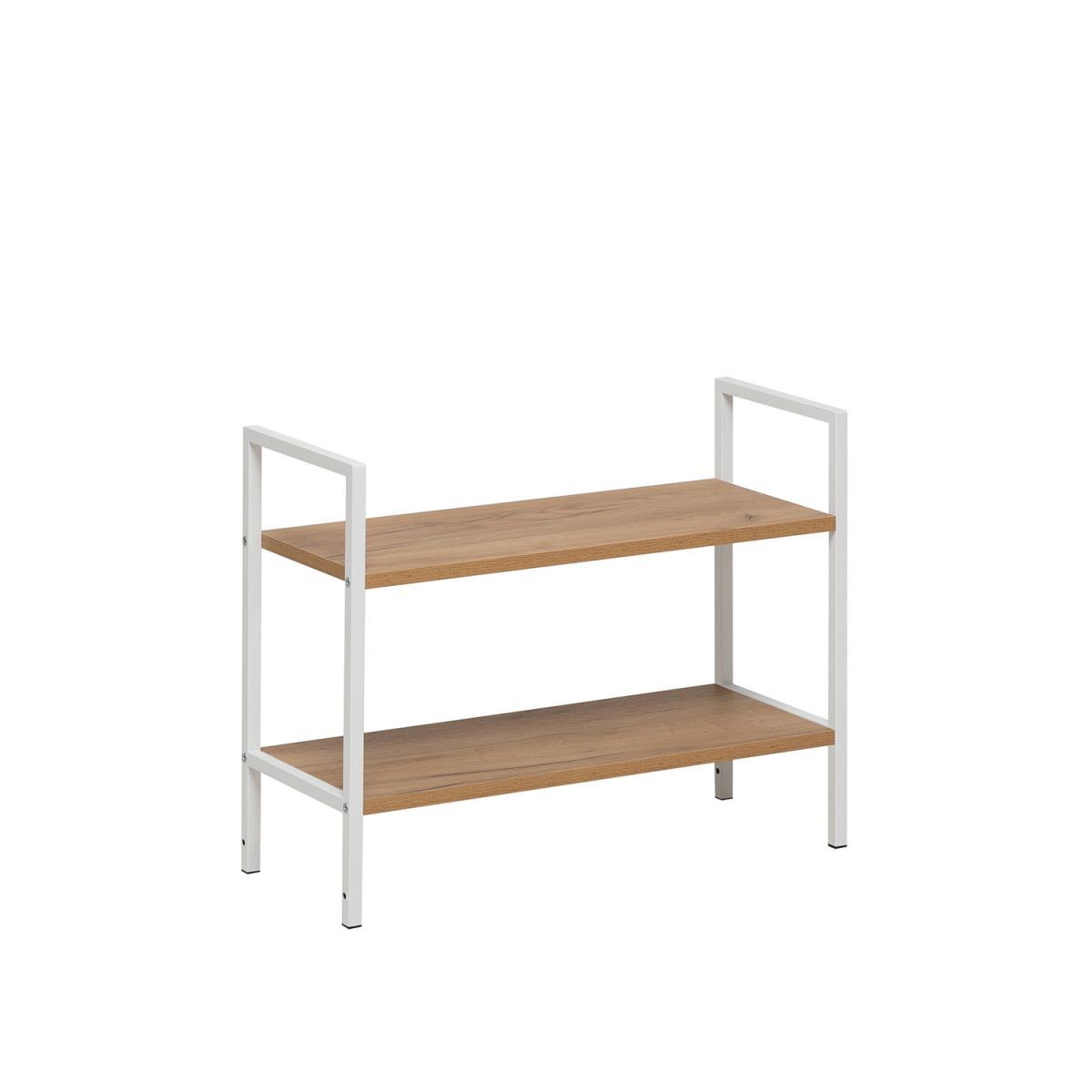 Стеллаж Leset Стилвуд 22 широкий, 2 полки, Белый Дуб крафт золотой