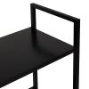 Стеллаж Leset Стилвуд 22 широкий, 2 полки, Чёрный Чёрный - 7