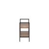 Стеллаж Leset Стилвуд 22 широкий, 2 полки, Чёрный Орех лион светлый - 5