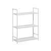 Стеллаж Leset Стилвуд 23 широкий, 3 полки, Белый Белый - 4