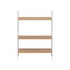 Стеллаж Leset Стилвуд 23 широкий, 3 полки, Белый Дуб крафт золотой - 3