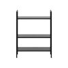 Стеллаж Leset Стилвуд 23 широкий, 3 полки, Чёрный Чёрный - 3