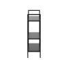Стеллаж Leset Стилвуд 23 широкий, 3 полки, Чёрный Чёрный - 5