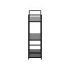 Стеллаж Leset Стилвуд 23 широкий, 3 полки, Чёрный Чёрный - 6