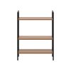 Стеллаж Leset Стилвуд 23 широкий, 3 полки, Чёрный Орех лион светлый - 3