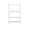 Стеллаж Leset Стилвуд 24 широкий, 4 полки, Белый Белый - 2