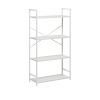 Стеллаж Leset Стилвуд 24 широкий, 4 полки, Белый Белый - 3