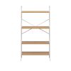 Стеллаж Leset Стилвуд 24 широкий, 4 полки, Белый Дуб крафт золотой - 2