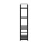 Стеллаж Leset Стилвуд 24 широкий, 4 полки, Чёрный Чёрный - 5