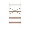 Стеллаж Leset Стилвуд 24 широкий, 4 полки, Чёрный Орех лион светлый - 2
