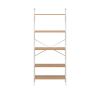 Стеллаж Leset Стилвуд 25 широкий, 5 полок, Белый Дуб крафт золотой - 2
