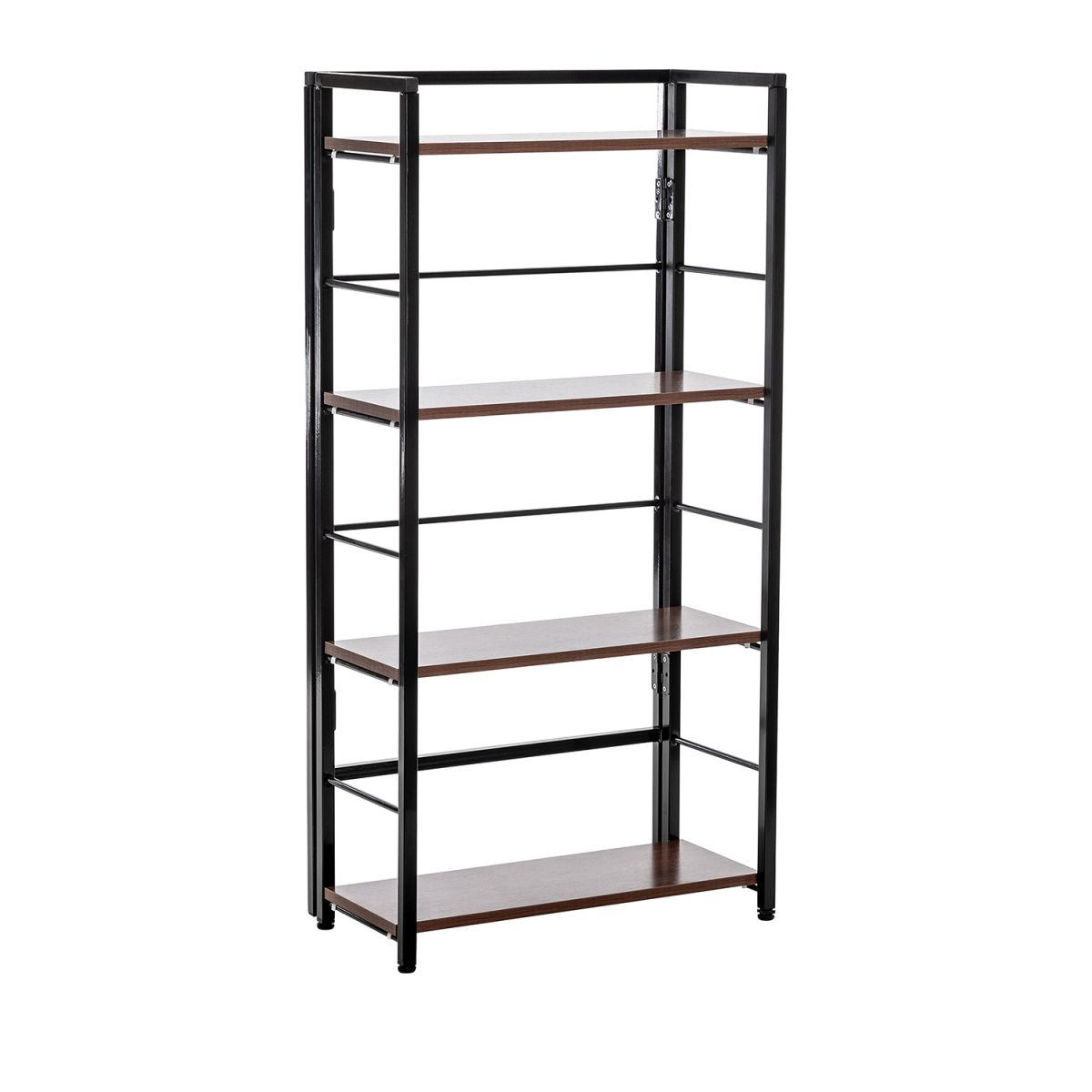 Стеллаж раскладной Leset Пако 1200, Чёрный Орех донской