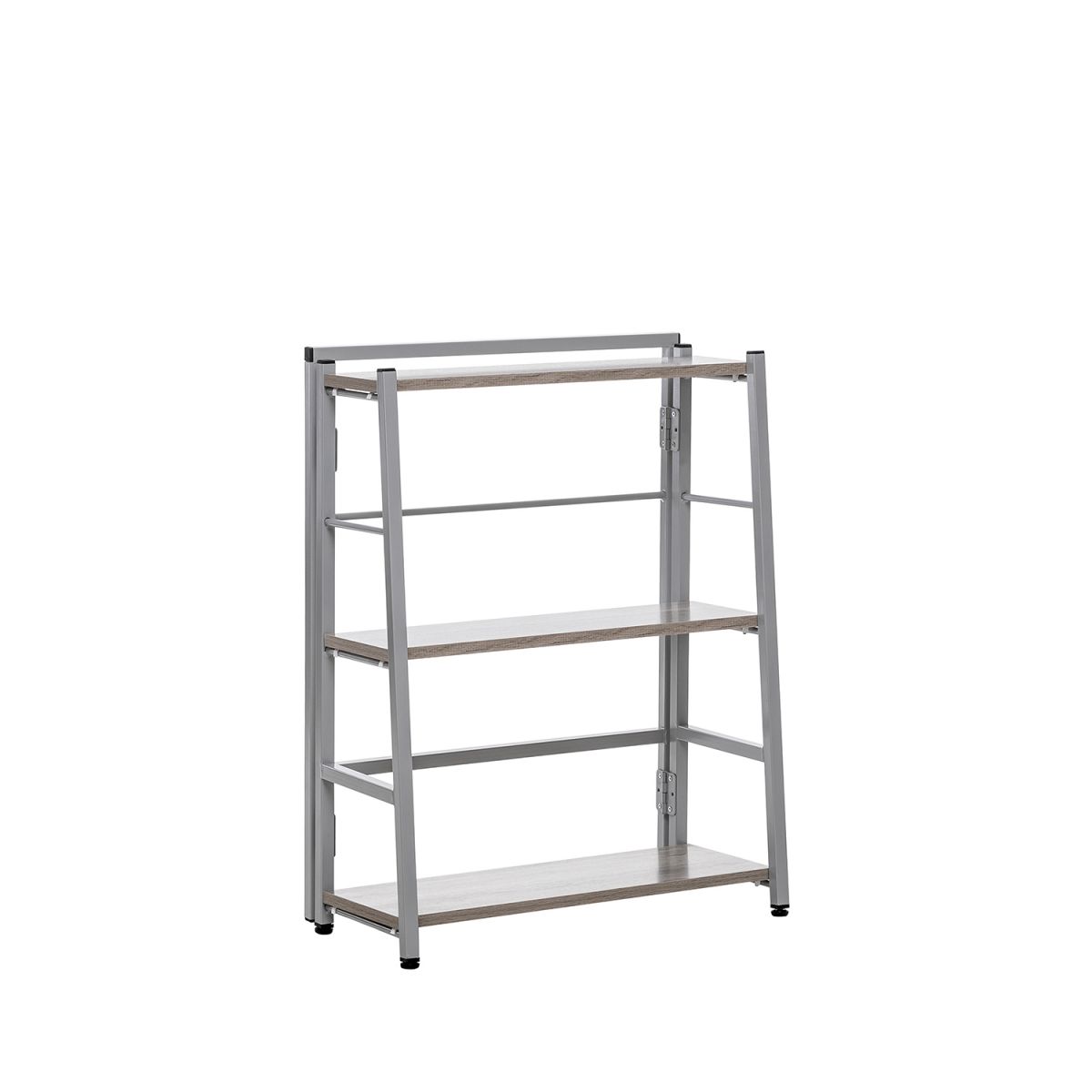 Стеллаж раскладной Leset Пако 800 трапеция, Серый Атлас светлый