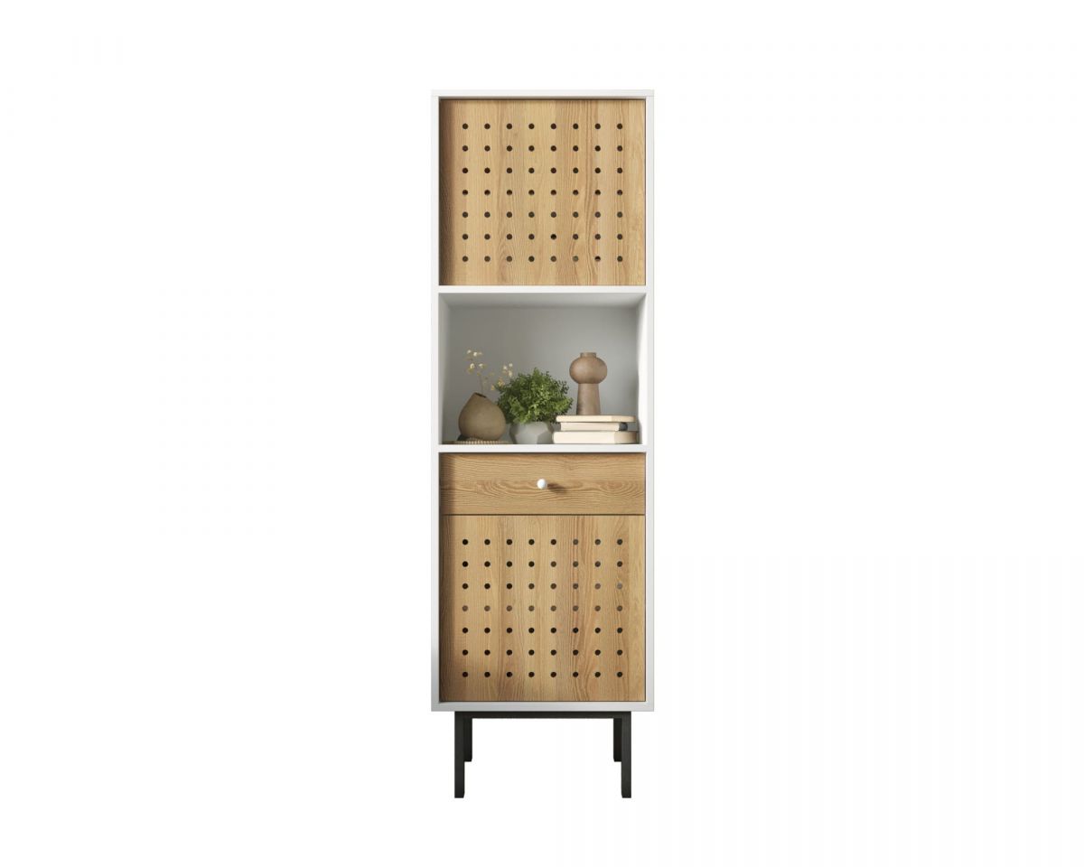 Стеллаж с ящиком и дверкой KOTO арт KT24