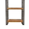 Стеллаж Secret De Maison CITY ( mod. CTY L04-60 ) металл-дерево акация, 60х35х190см, коричневый дым (smoke brown B034) - 7