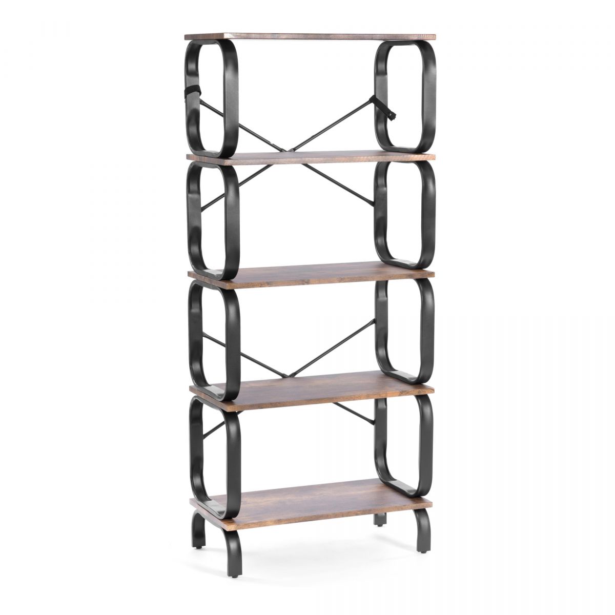 Стеллаж WS-04 60x30x140 см, burnt