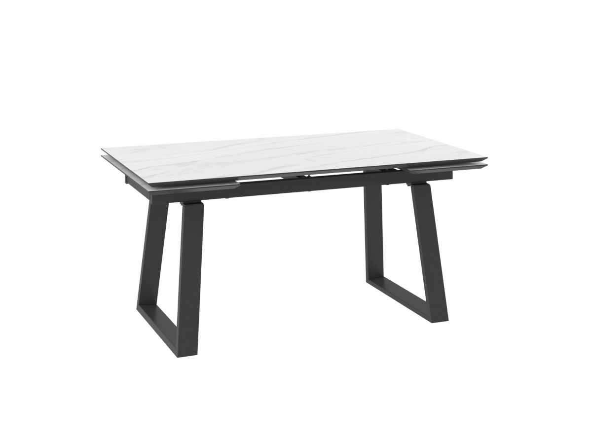 Стол Барон 160, Мрамор светлый,Compakt cer |