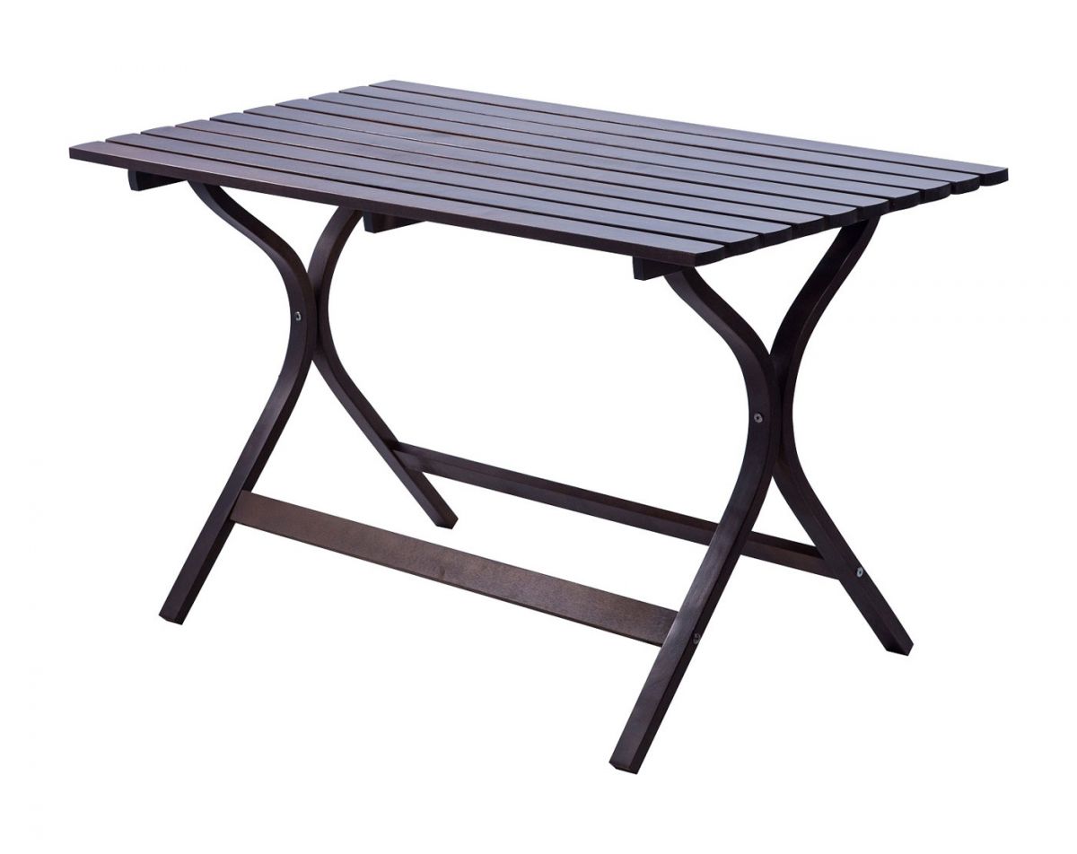 Стол Берн -ЛДСП, Шпон березы-120*70*74-Дуб темный-Дуб темный-