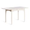 Стол CATERINA бук, мдф, 100+30x70x75, Ivory white - 8