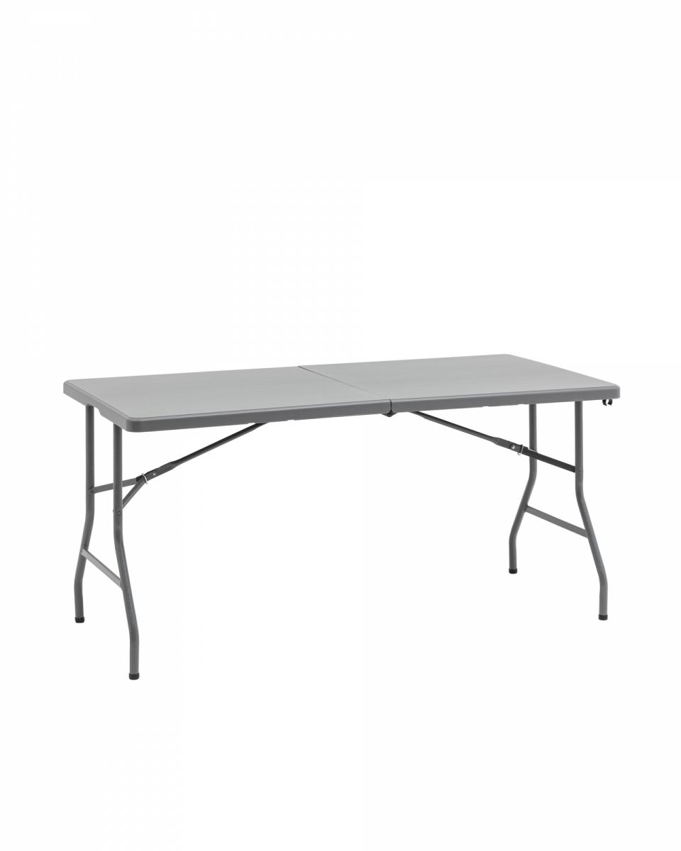 Стол-чемодан складной 152х74х74 серый