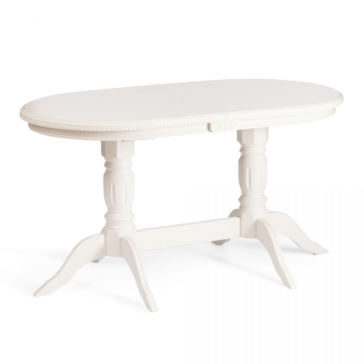 Стол COPPOLA бук, мдф, 140+40x80x77см, Ivory white