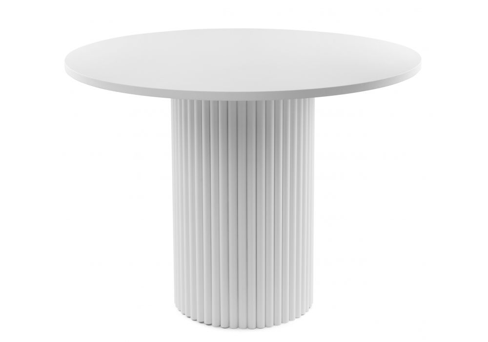 Стол деревянный Барел 90 белый - белый