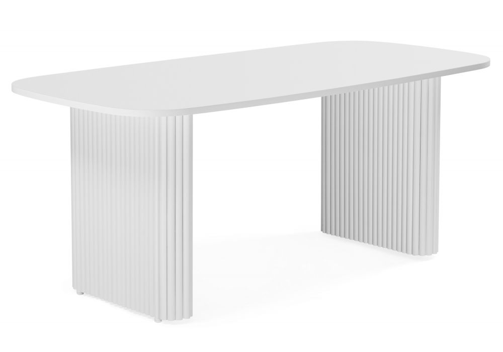 Стол деревянный Бавария B 200 х 90 белая пленка шагрень - белый