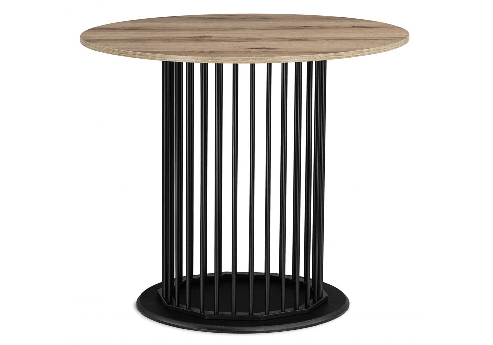 Стол деревянный Берту 90х90х75 делано - черный