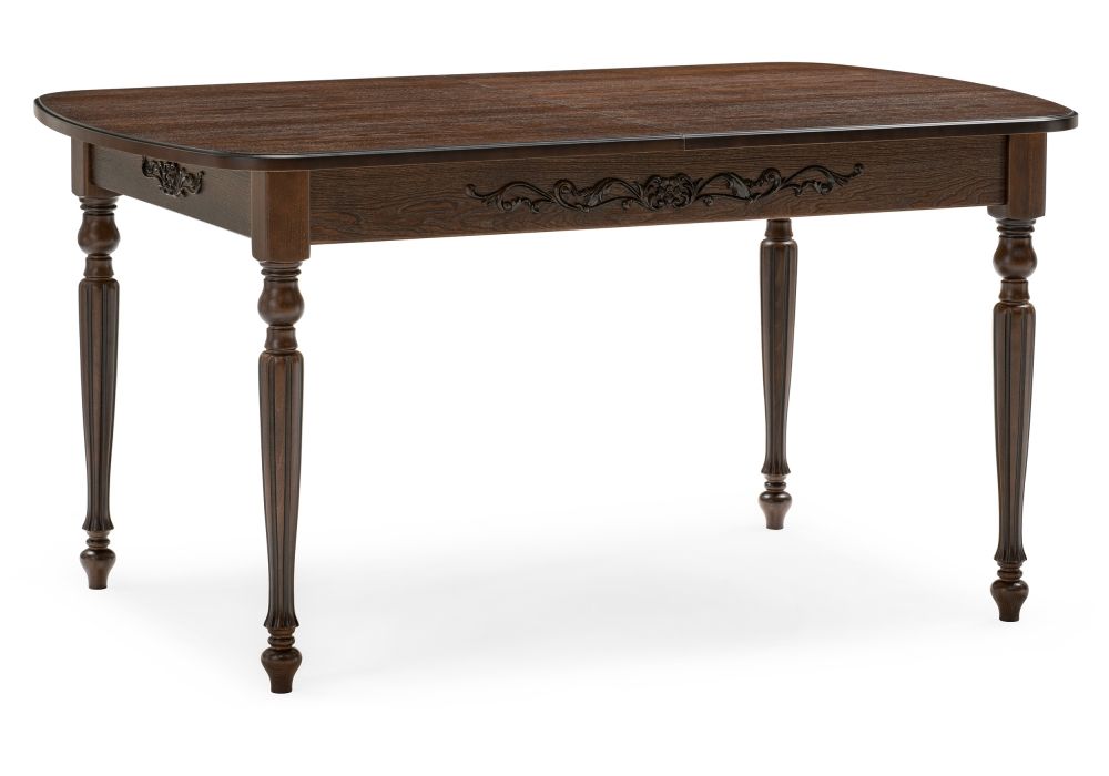 Стол деревянный Бевье орех темный - орех