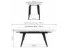 Стол деревянный Элис 140(200)х80 белый - черный - 2