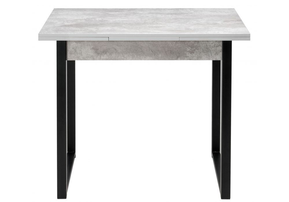 Стол деревянный Форли бетон - черный матовый