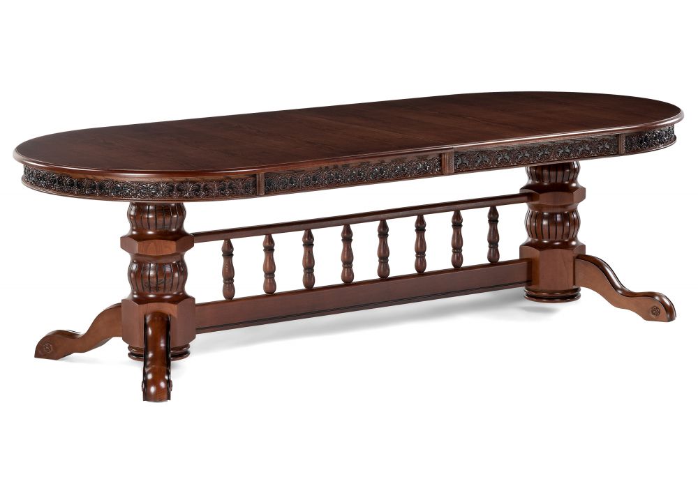 Стол деревянный Кассиль орех - коричневая патина