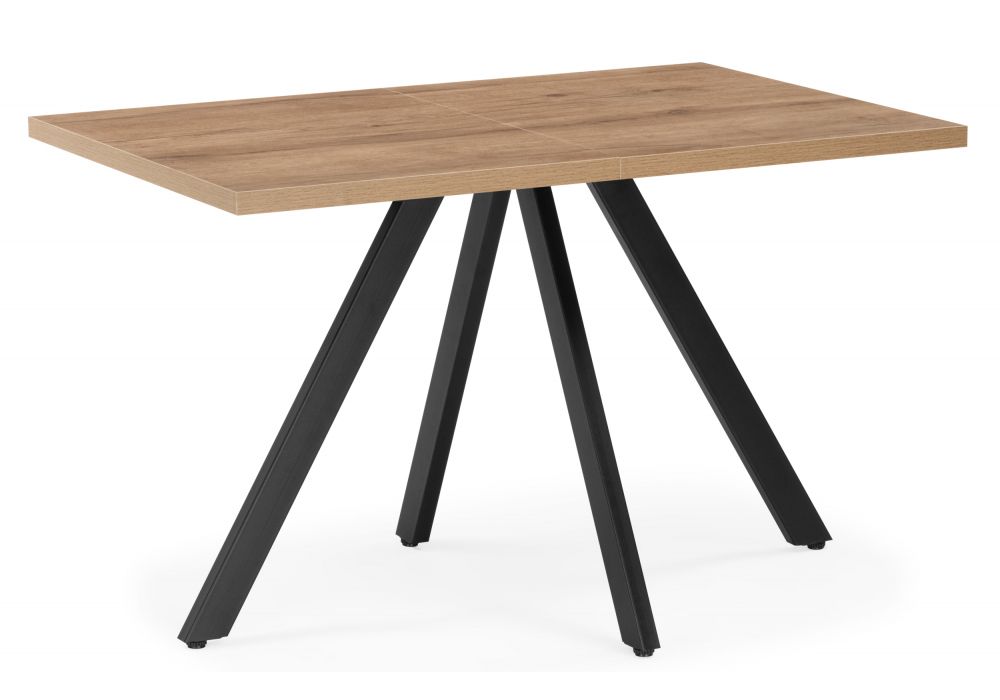 Стол деревянный Keon T32 116(155,5)х77 раздвижной дуб табачный - черный