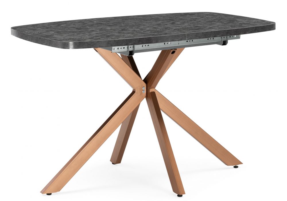 Стол деревянный Кортез 32 116(160)x77 раздвижной малави - медь