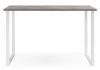 Стол деревянный Лиман 120 x 80 бетон светлый - белый матовый - 3