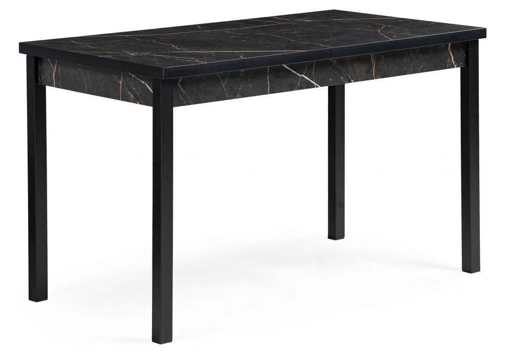 Стол деревянный Оригон дуб делано - черный матовый