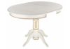 Стол деревянный Павия молочный - золото патина - 2