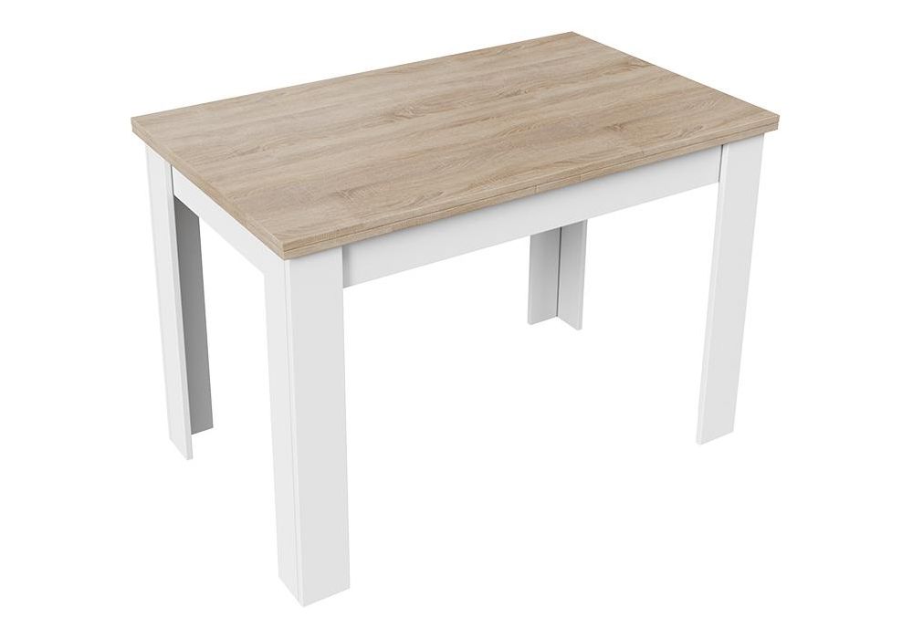 Стол деревянный Промо Тип 4 белый - дуб сонома светлый