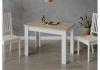 Стол деревянный Промо Тип 4 белый - дуб сонома светлый - 6