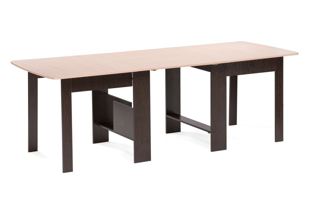 Стол деревянный СтК7 венге - дуб молочный